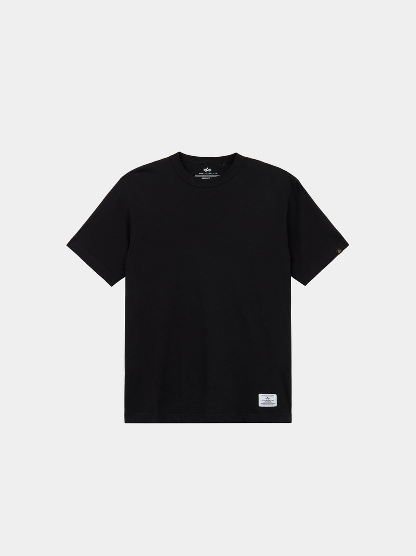SHORT SLEEVE REGULAR TEE TOP Alpha Industries BLACK XS 