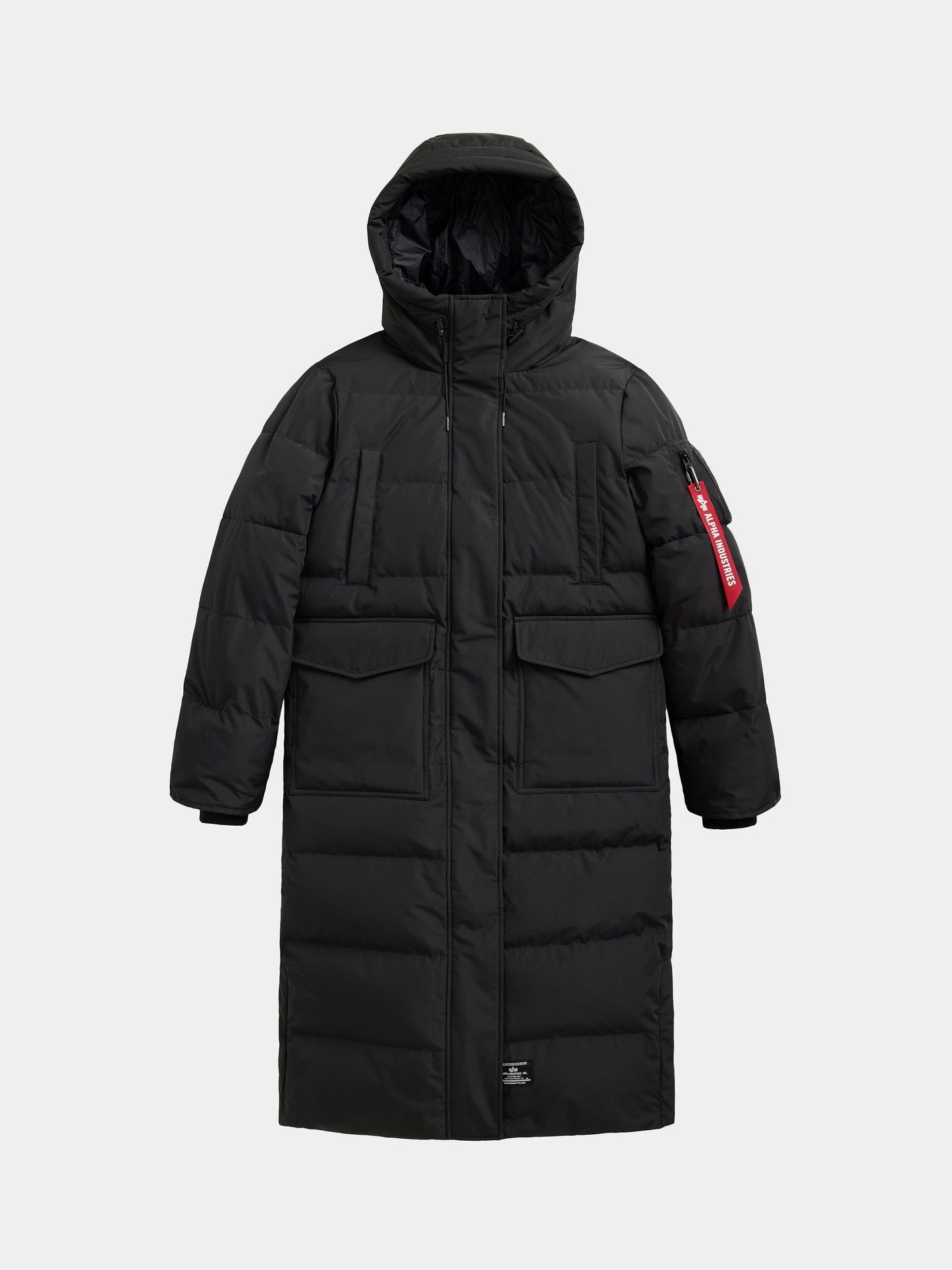 SIERRA LONG PUFFER PARKA WOMENS OUTERWEAR Alpha Industries BLACK XS 
