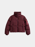 SIERRA SHORT PUFFER PARKA WOMENS OUTERWEAR Alpha Industries CEDAR RED XS 