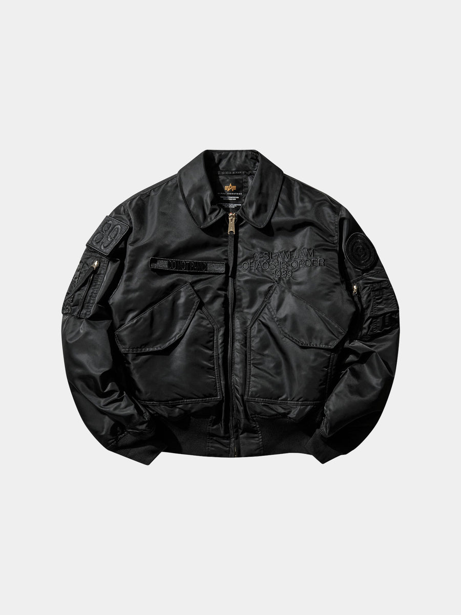 SLAM JAM x ALPHA CWU-45 CHAOS COLLAB Alpha Industries BLACK XS 
