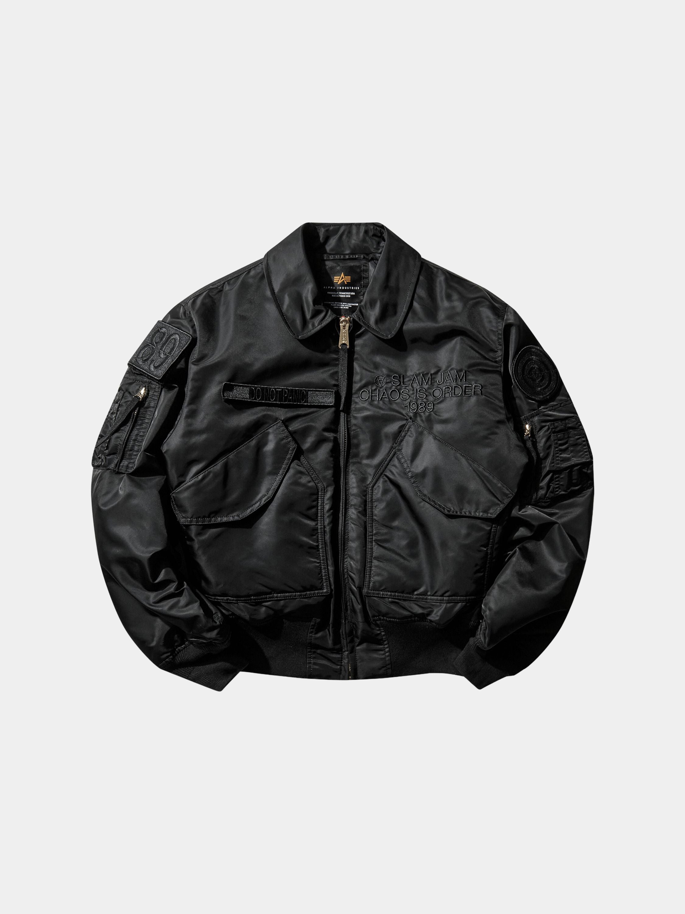 SLAM JAM x ALPHA CWU-45 CHAOS COLLAB Alpha Industries BLACK XS 
