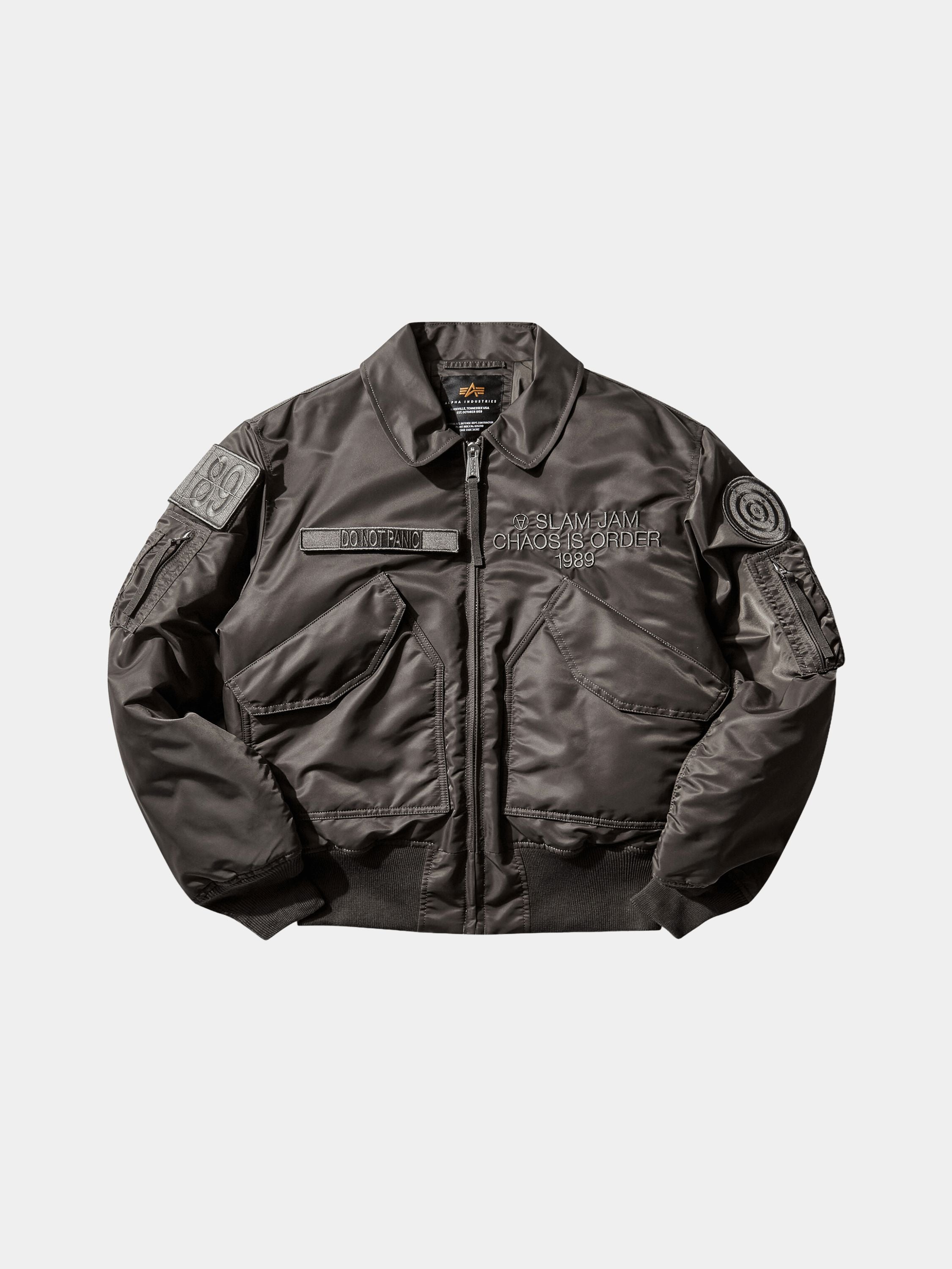 SLAM JAM x ALPHA CWU-45 CHAOS COLLAB Alpha Industries REPLICA GREY XS 