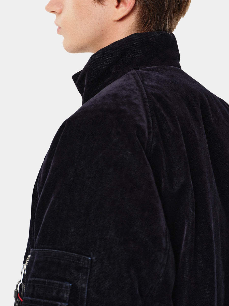 SOLID HOMME X ALPHA VELVET DENIM MA-1 JACKET OUTERWEAR Alpha Industries 