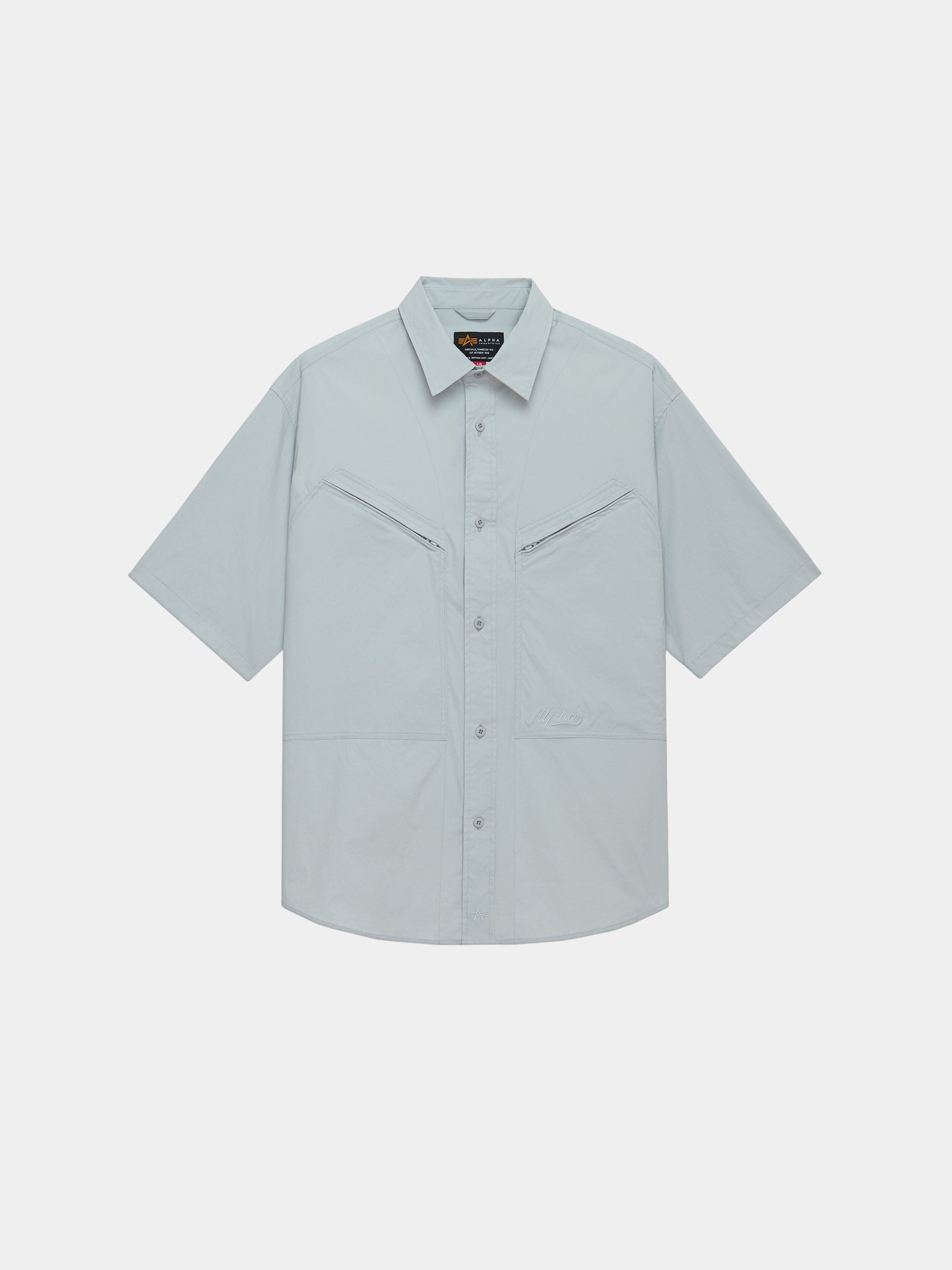 SS CWU 27/P RELAXED SHIRT TOPS Alpha Industries MIST XXS 