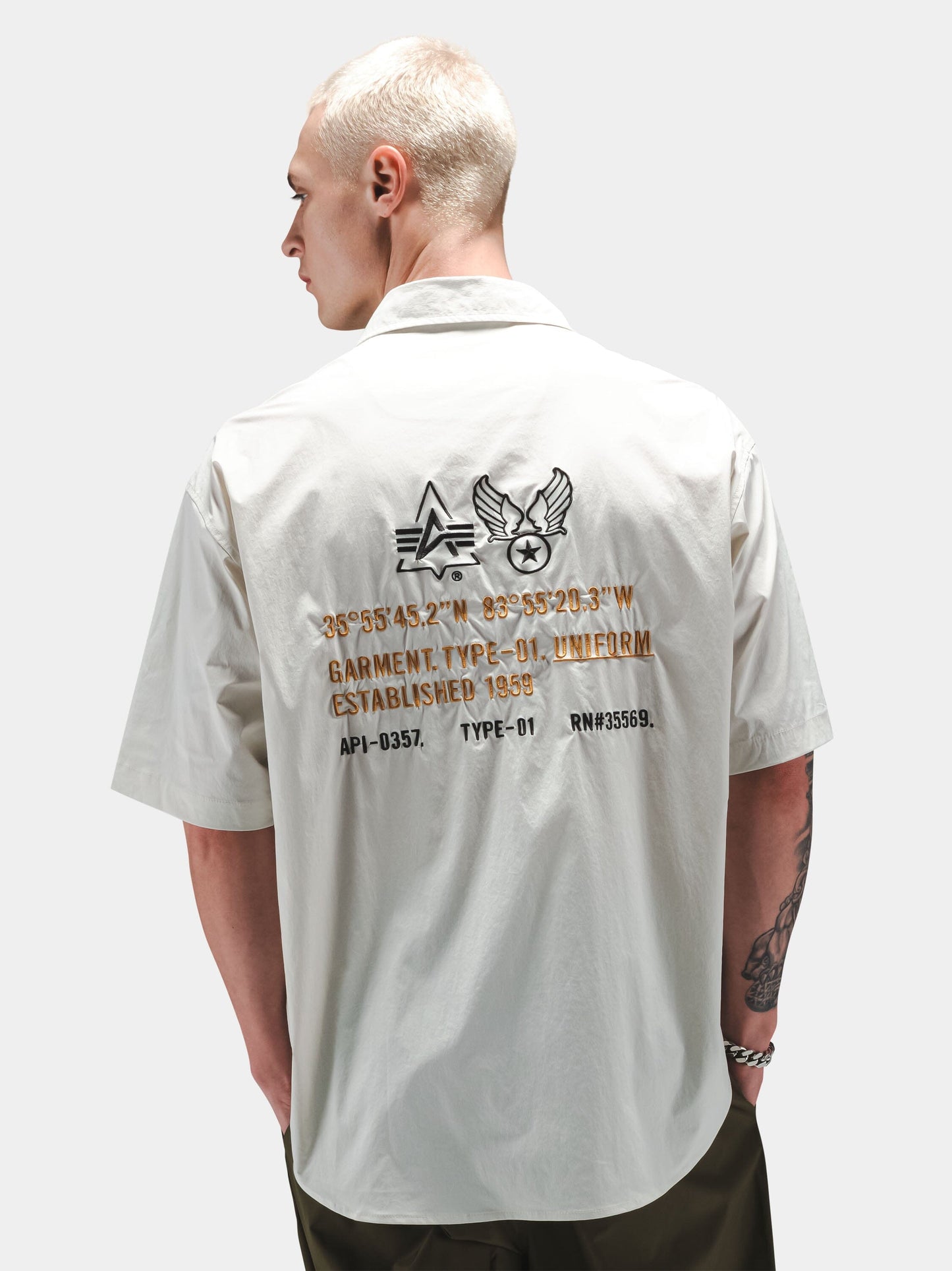 SS FATIGUE RELAXED DECO SHIRT TOPS Alpha Industries 