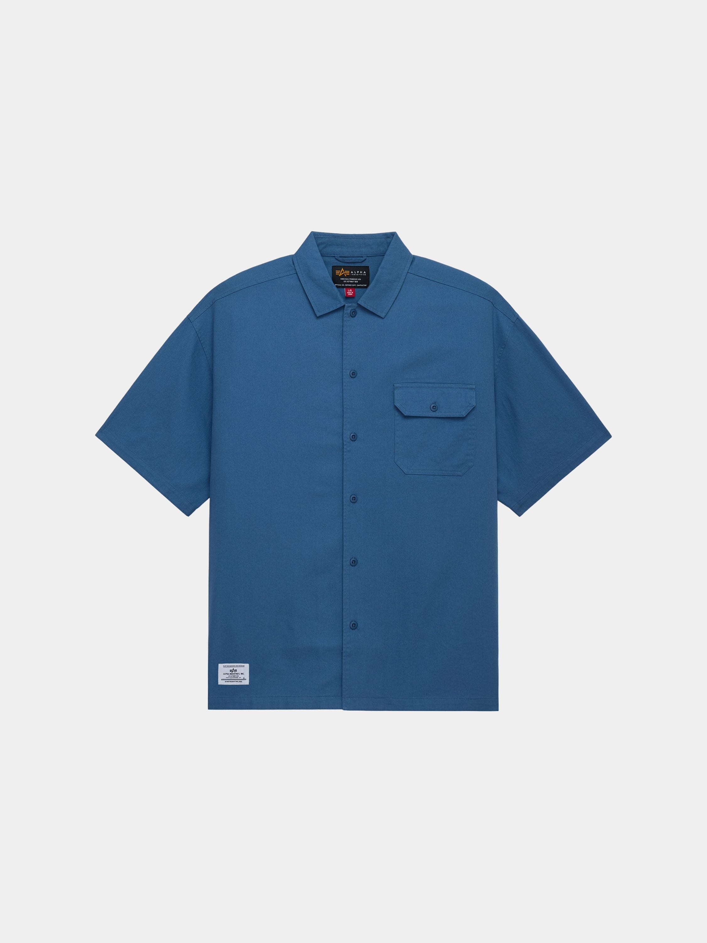 SS RELAXED ONE POCKET SHIRT TOPS Alpha Industries 