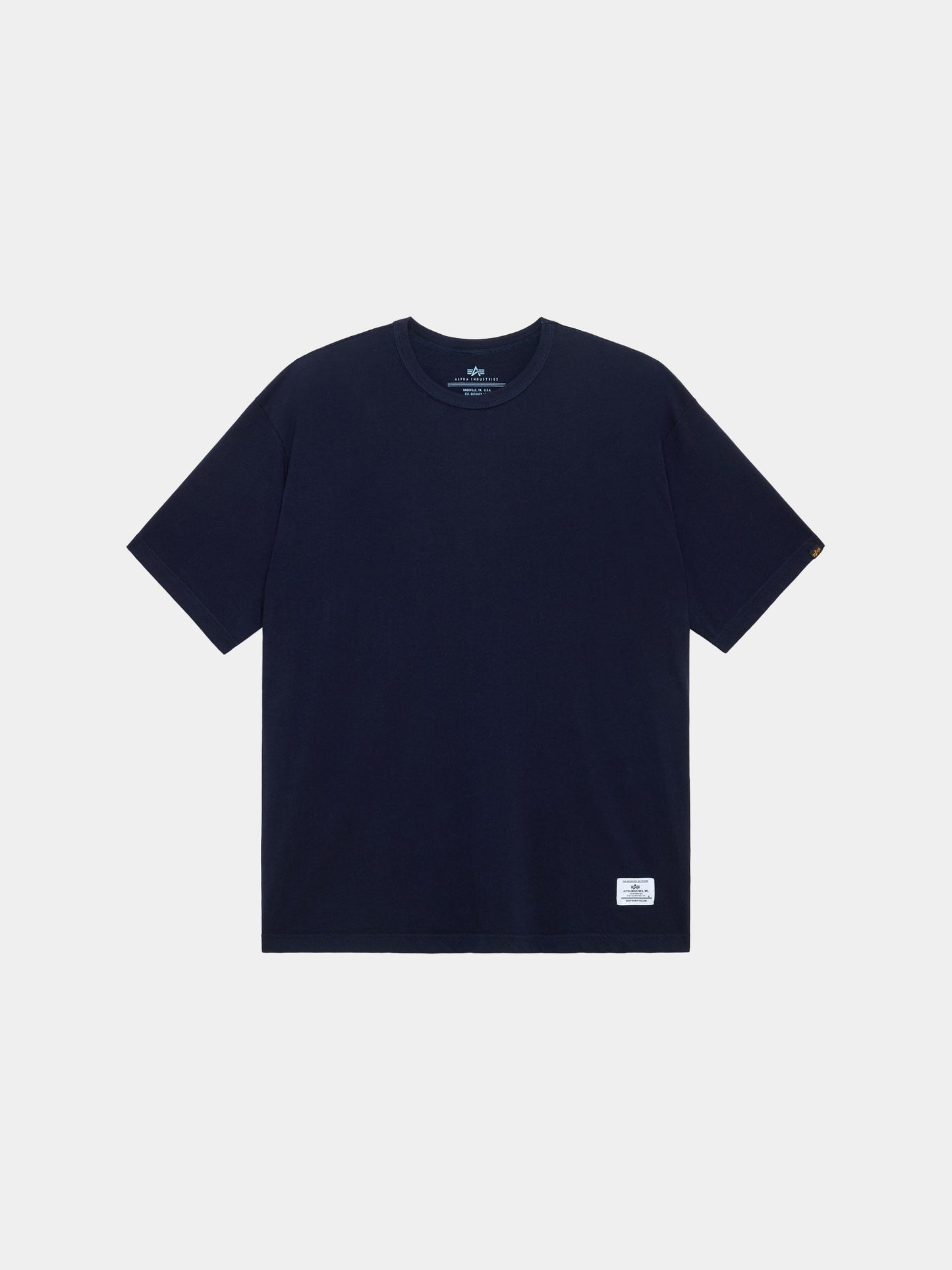 SS RELAXED TEE TOPS Alpha Industries REPLICA BLUE XS 