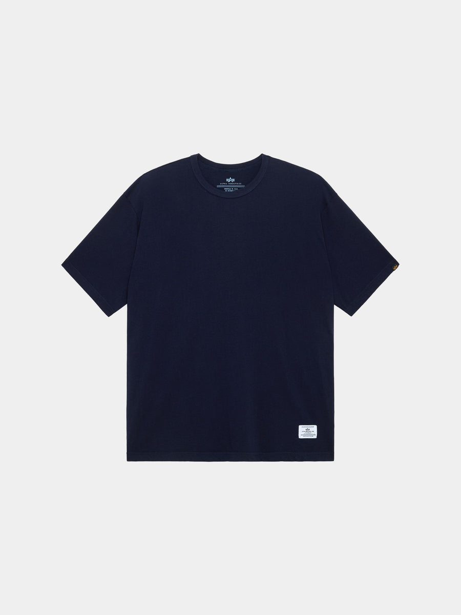 SS RELAXED TEE TOPS Alpha Industries REPLICA BLUE XS 