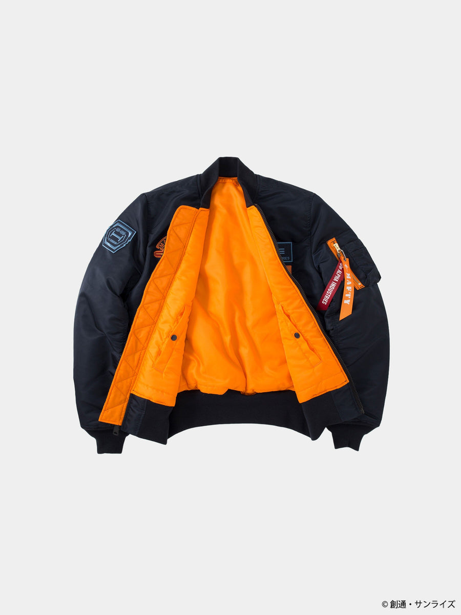 STRICT-G GUNDAM X ALPHA X HATHAWAY NOA MA-1 BOMBER JACKET COLLAB Alpha Industries 