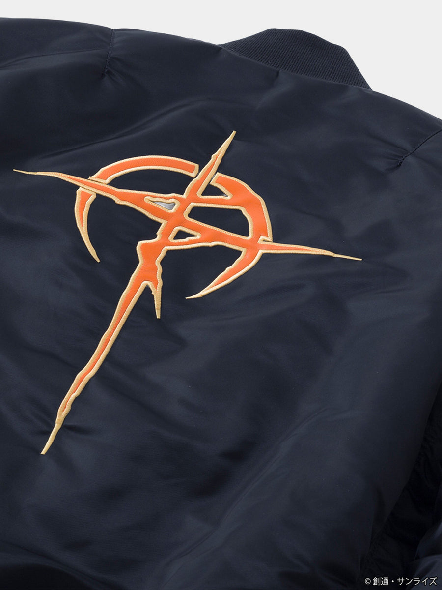 STRICT-G GUNDAM X ALPHA X HATHAWAY NOA MA-1 BOMBER JACKET COLLAB Alpha Industries 