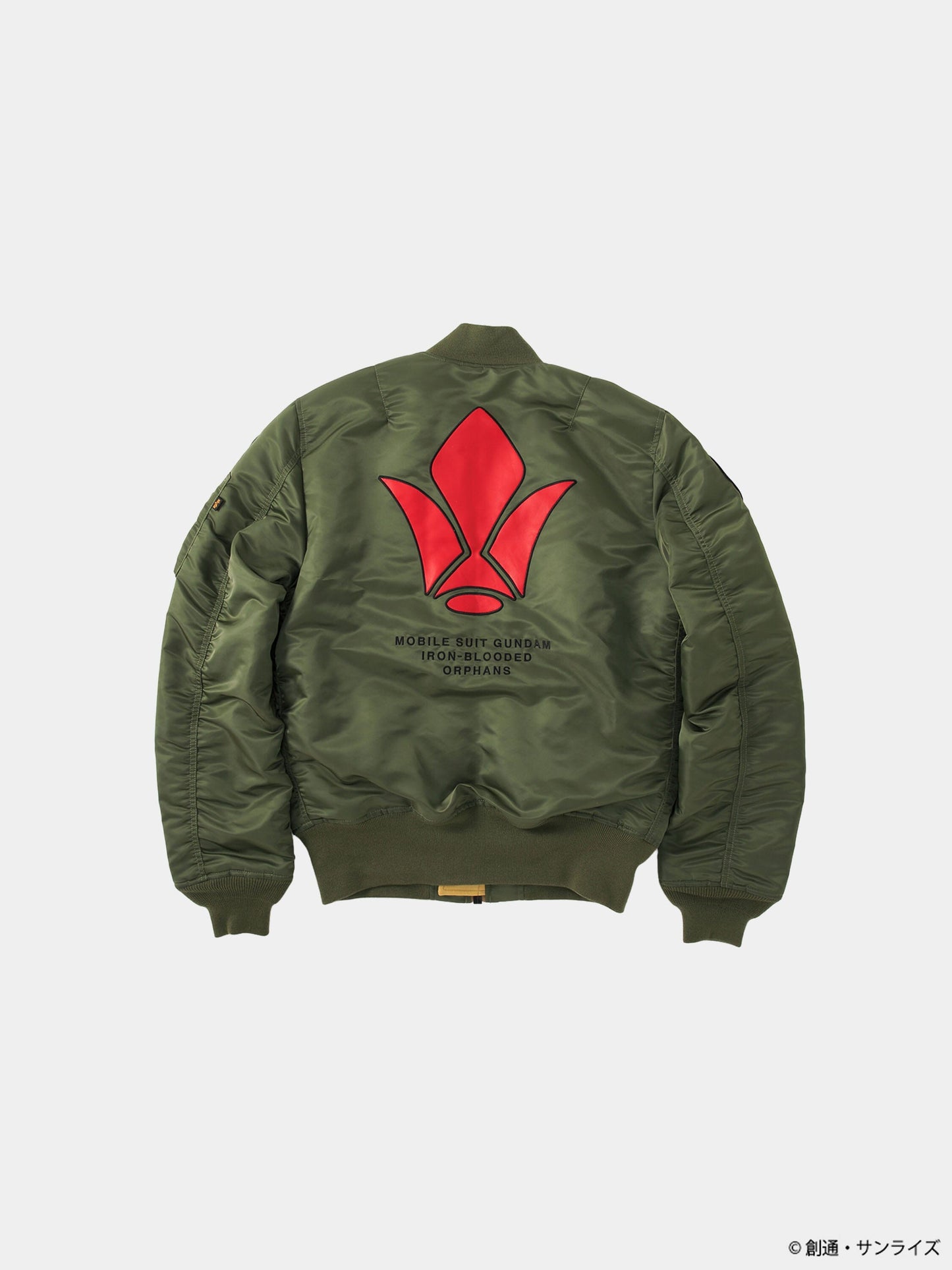 STRICT-G GUNDAM X ALPHA X MIKADUKI AUGUS MA-1 BOMBER JACKET COLLAB Alpha Industries 