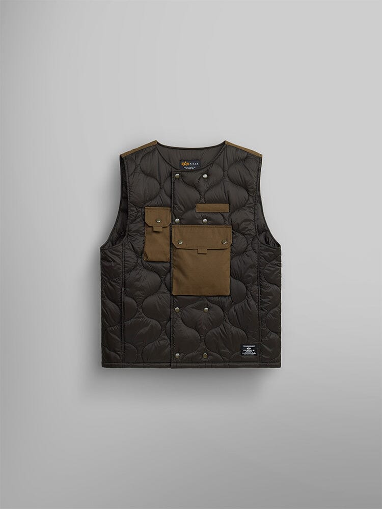 TACTICAL VEST OUTERWEAR Alpha Industries CHOCOLATE XS 