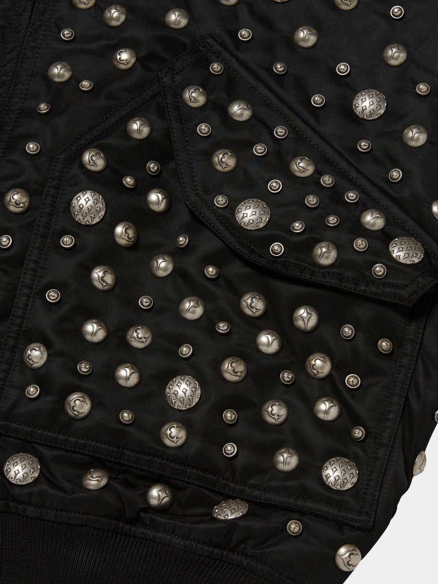 THUG CLUB X ALPHA CWU 45/P ALL OVER RIVET JACKET COLLAB Alpha Industries 