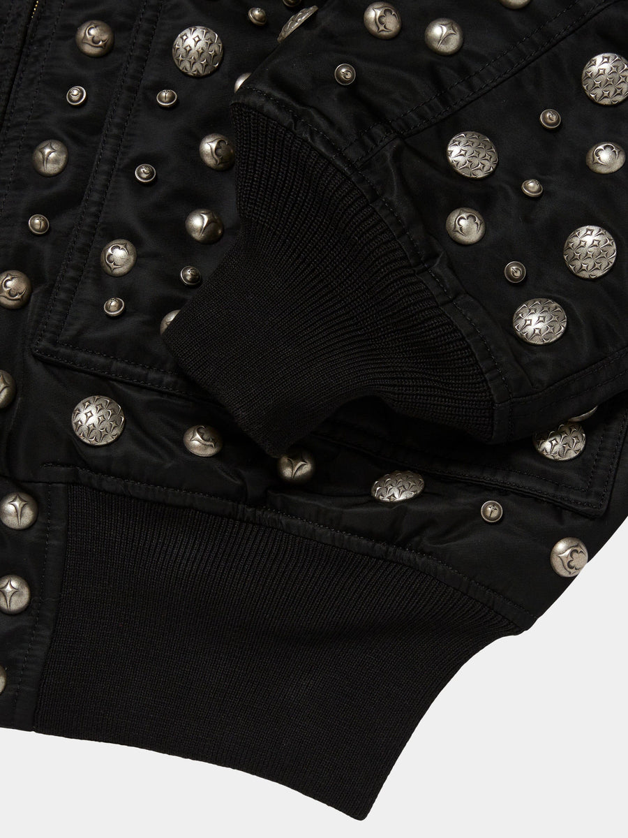 THUG CLUB X ALPHA CWU 45/P ALL OVER RIVET JACKET COLLAB Alpha Industries 