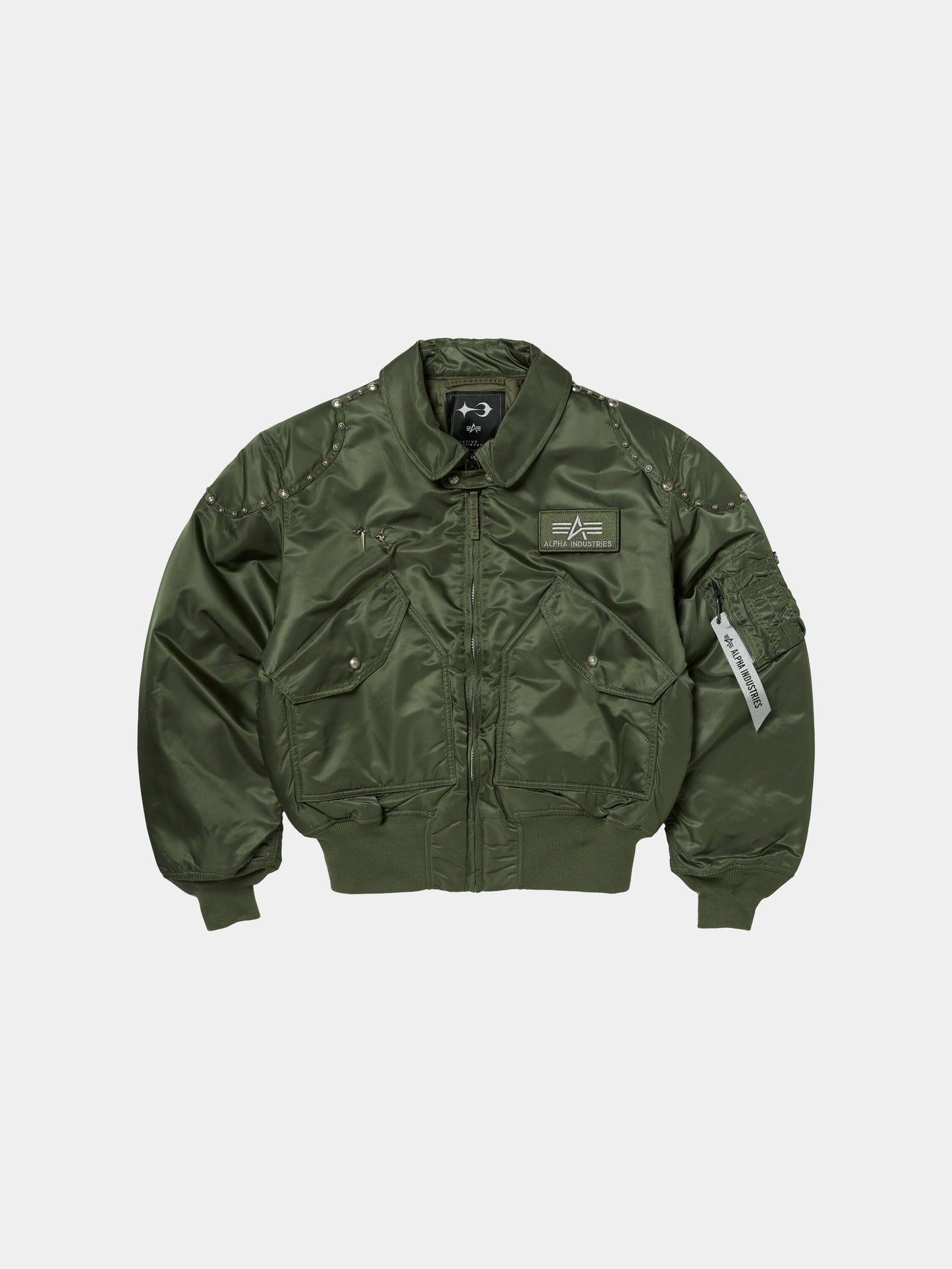 THUG CLUB X ALPHA CWU 45/P RIVET BUTTON VERSION COLLAB Alpha Industries SAGE XS 