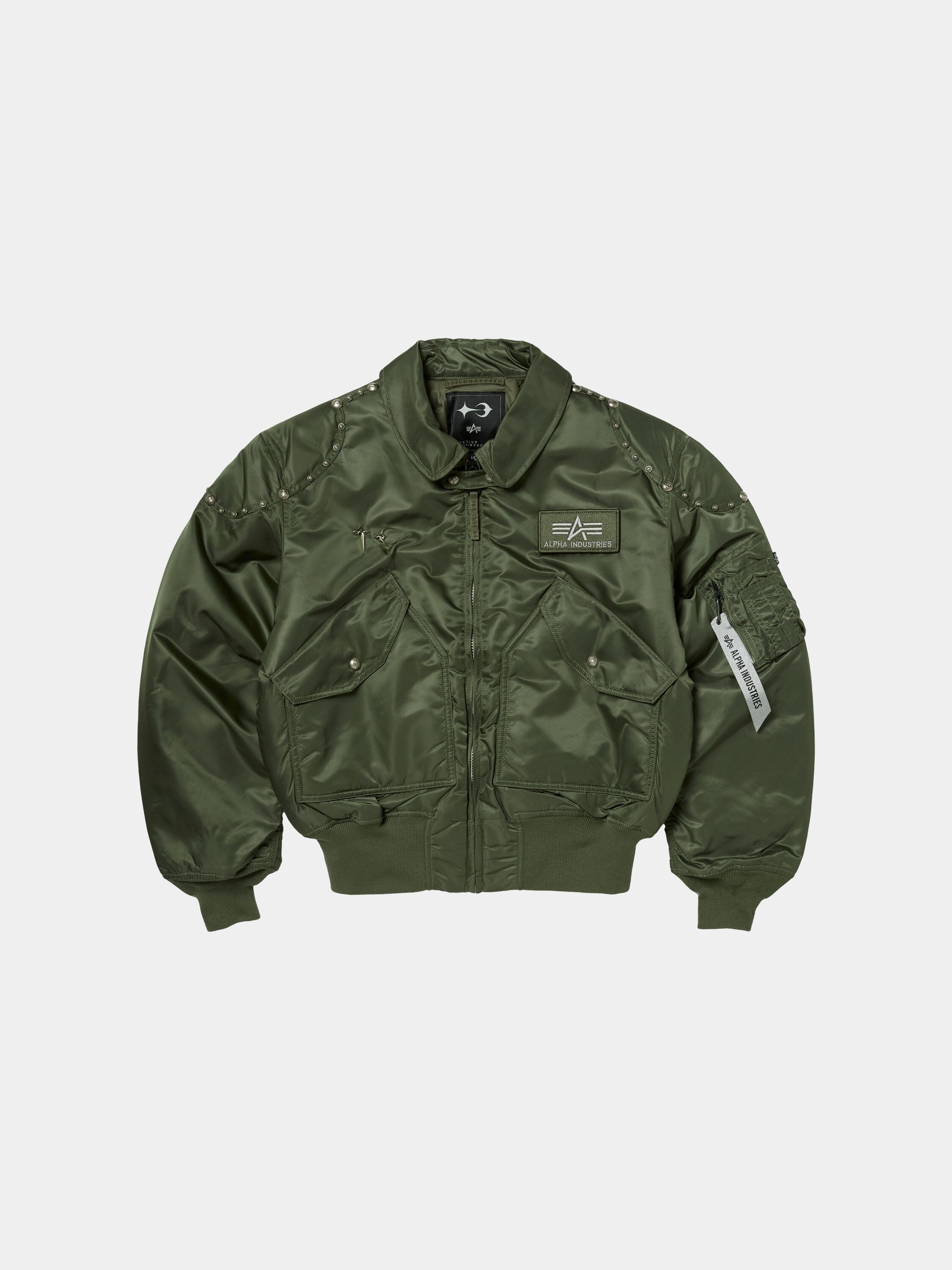 THUG CLUB X ALPHA CWU 45/P RIVET BUTTON VERSION COLLAB Alpha Industries SAGE XS 