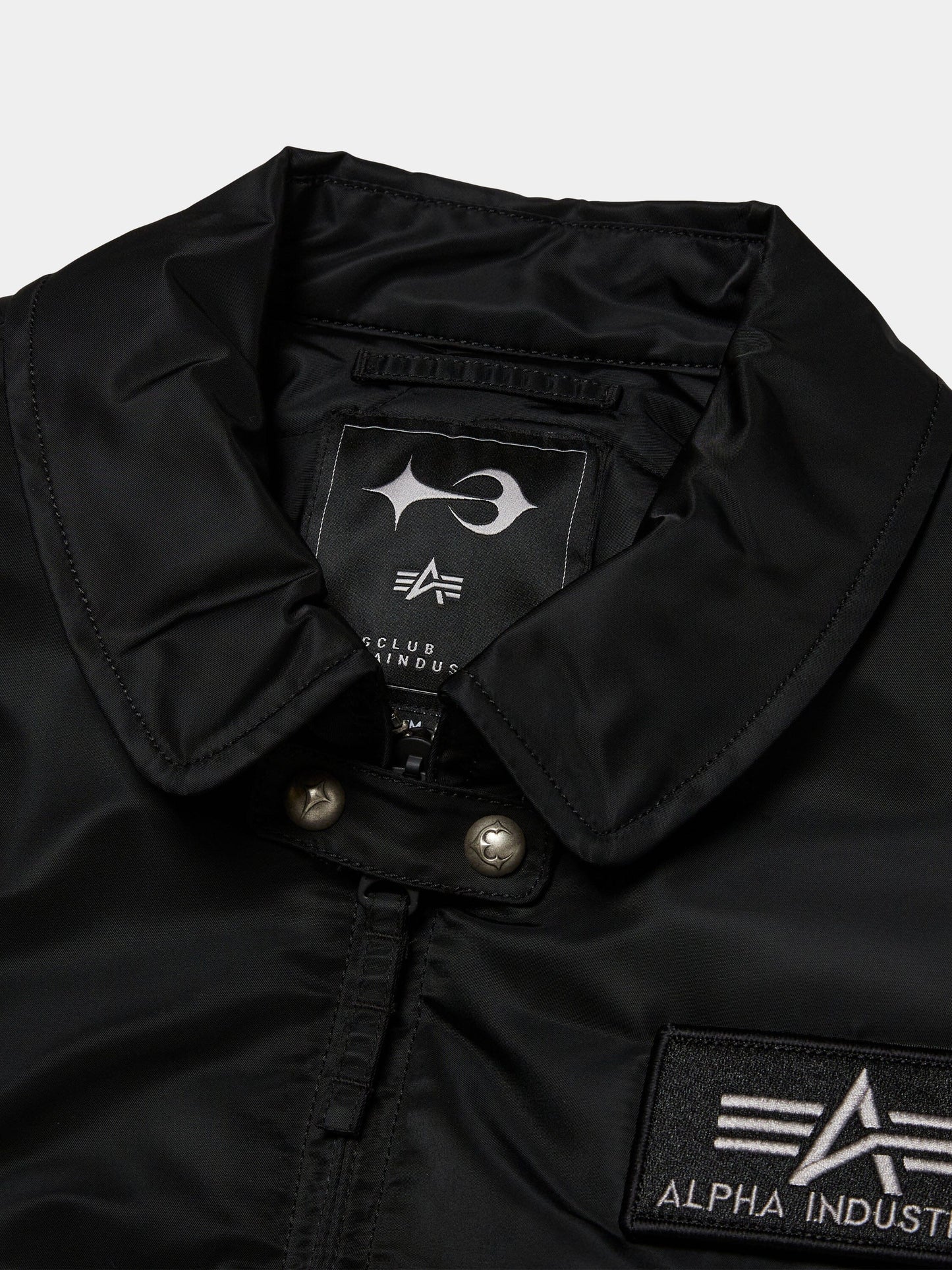 THUG CLUB X ALPHA CWU 45/P STUDDED JACKET COLLAB Alpha Industries 