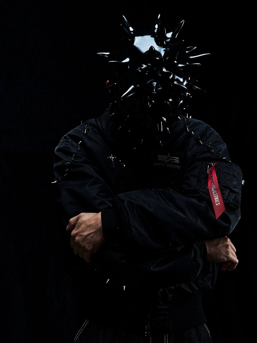 THUG CLUB X ALPHA CWU 45/P STUDDED JACKET COLLAB Alpha Industries 