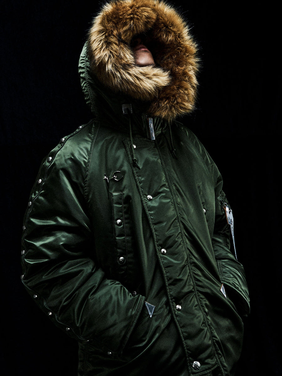 THUG CLUB X ALPHA N-3B PARKA COLLAB Alpha Industries 