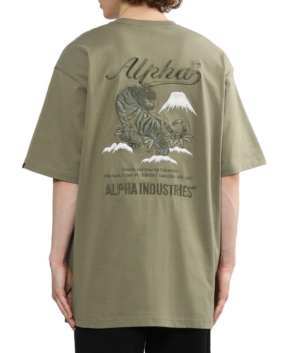 TIGER SEARCH AND DESTROY TEE TOP Alpha Industries 