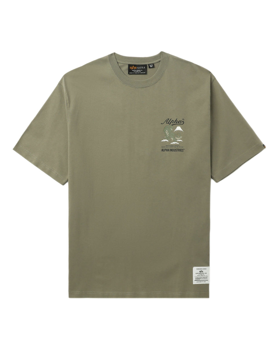 TIGER SEARCH AND DESTROY TEE TOP Alpha Industries OLIVE 2XL 