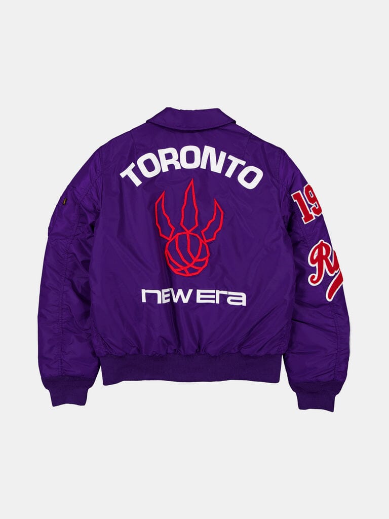 TORONTO RAPTORS X ALPHA X NEW ERA MA-1 COLLARED BOMBER JACKET OUTERWEAR Alpha Industries 