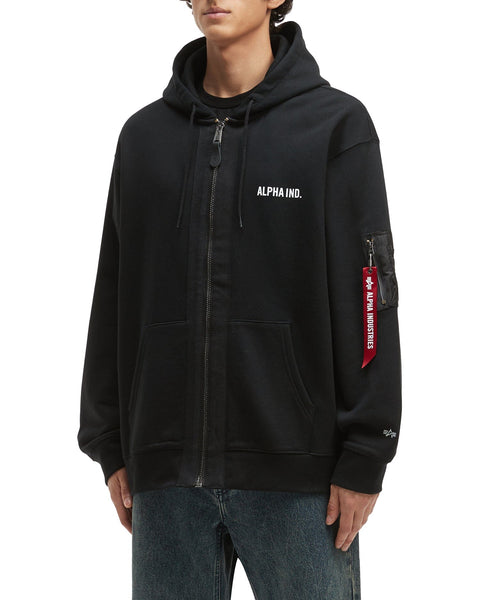 UNFRM ARMY ZIP UP HOODIE TOP Alpha Industries 