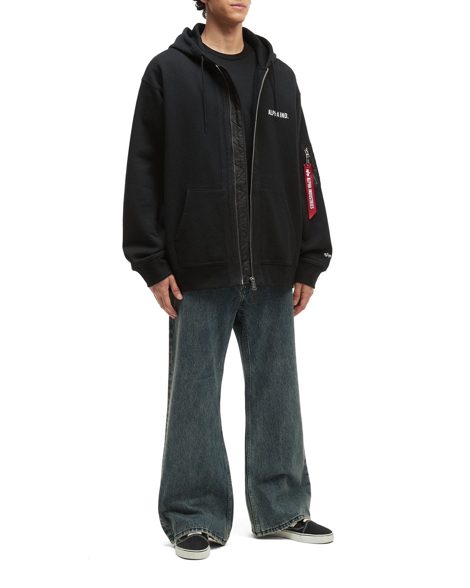 UNFRM ARMY ZIP UP HOODIE TOP Alpha Industries 