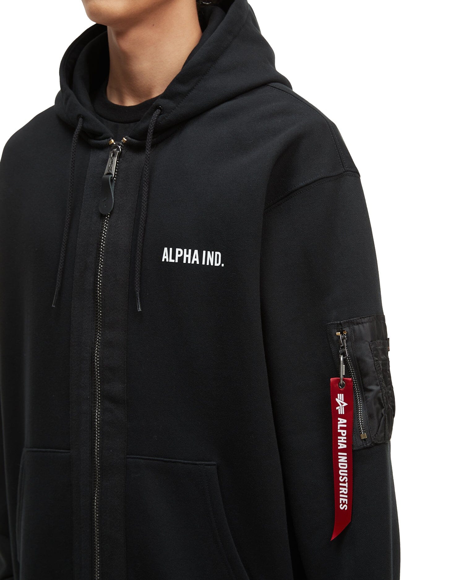 UNFRM ARMY ZIP UP HOODIE TOP Alpha Industries 