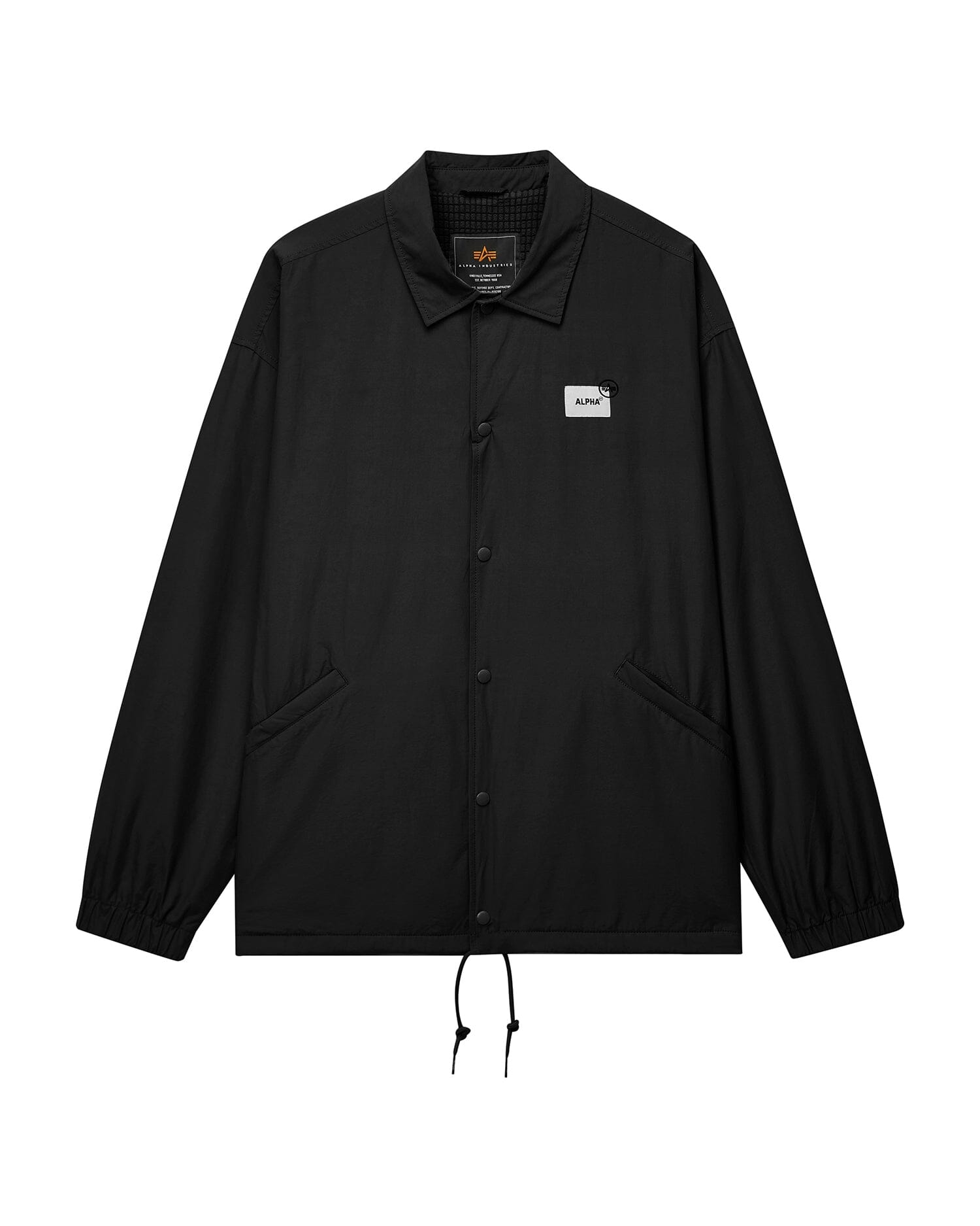 UNFRM COACH'S JACKET OUTERWEAR Alpha Industries BLACK S 