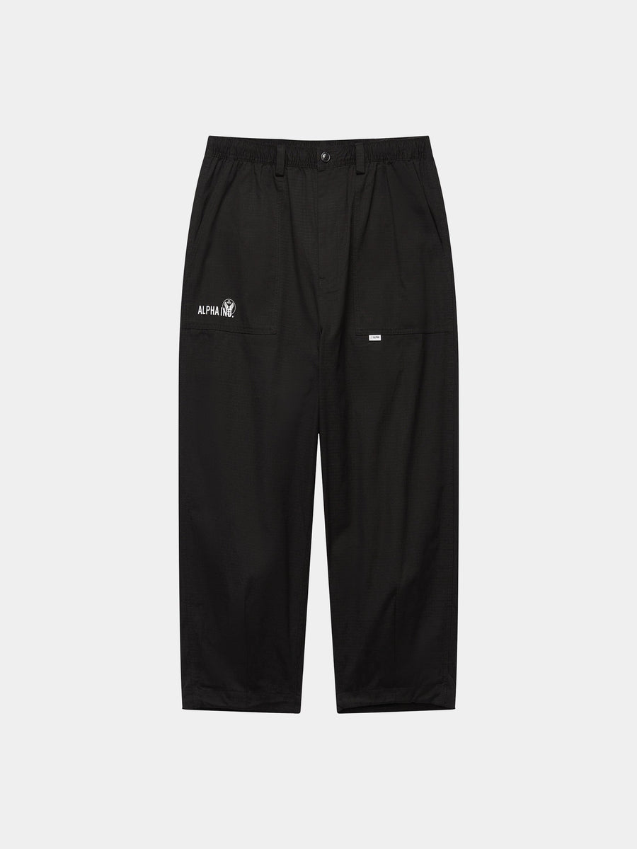 UNFRM COTTON RIPSTOP PANT BOTTOM Alpha Industries BLACK XS 
