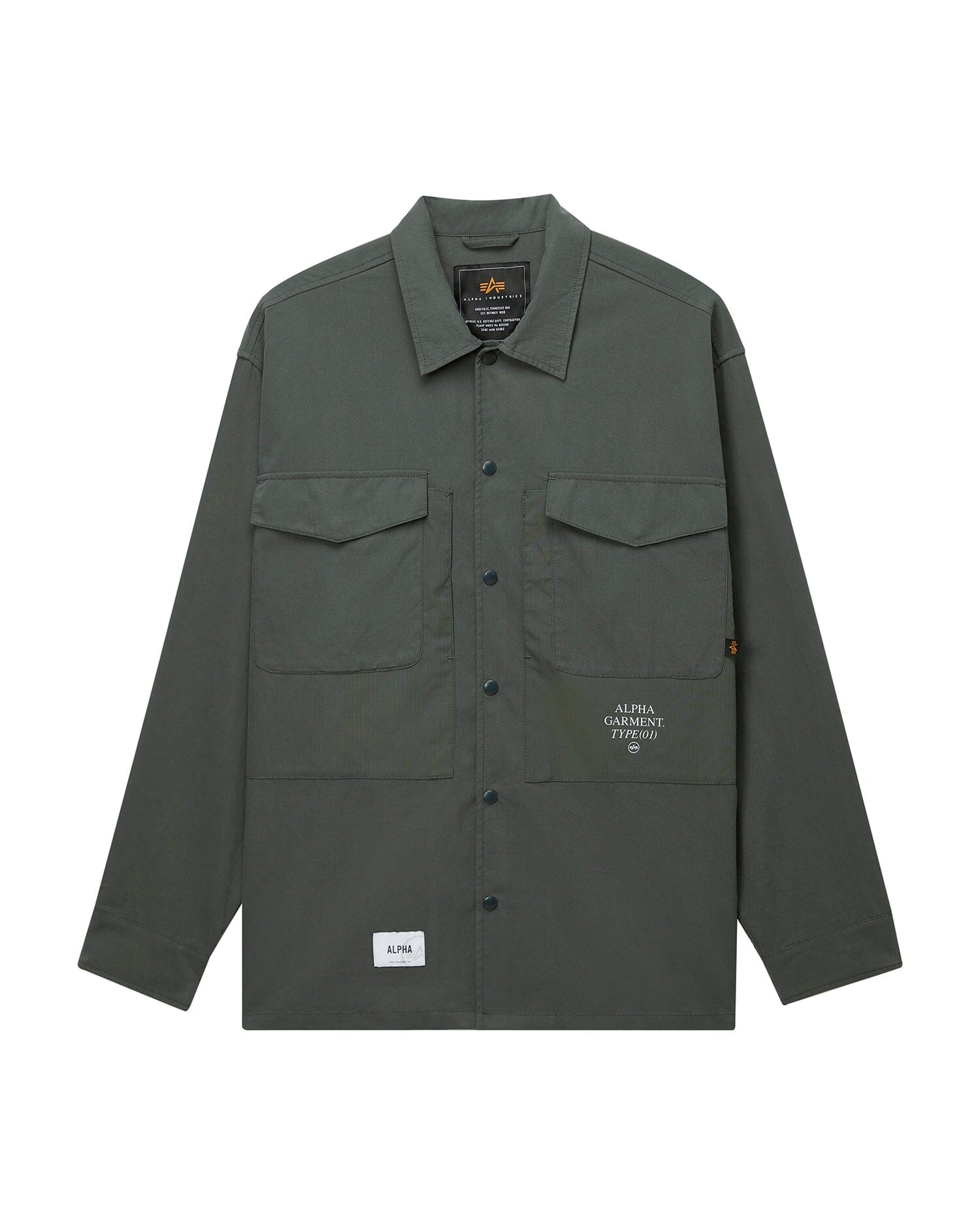 UNFRM CTN SHIRT TOP Alpha Industries OLIVE S 
