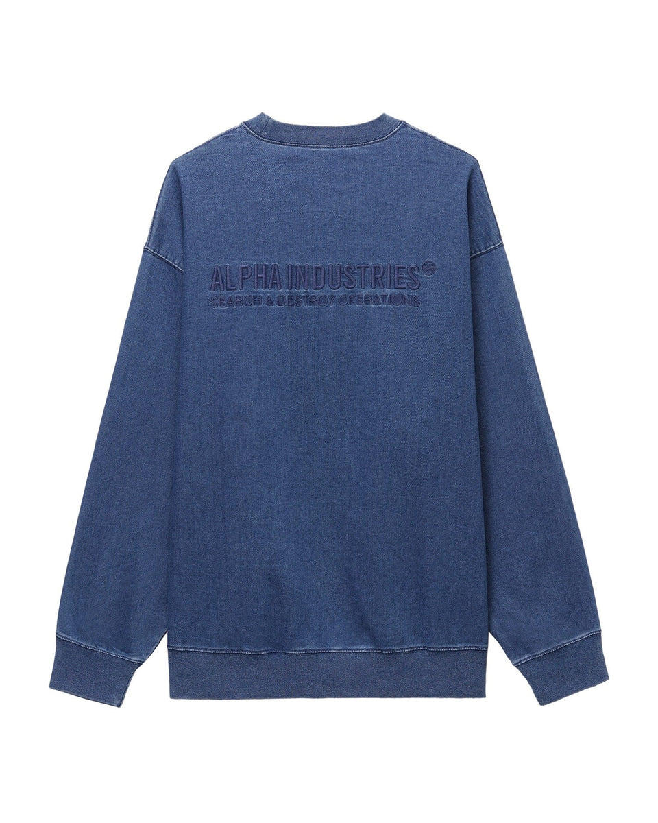 UNFRM EMBROIDERED CREWNECK TOP Alpha Industries 