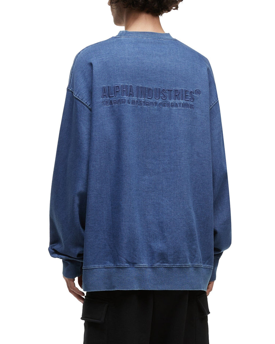 UNFRM EMBROIDERED CREWNECK TOP Alpha Industries 