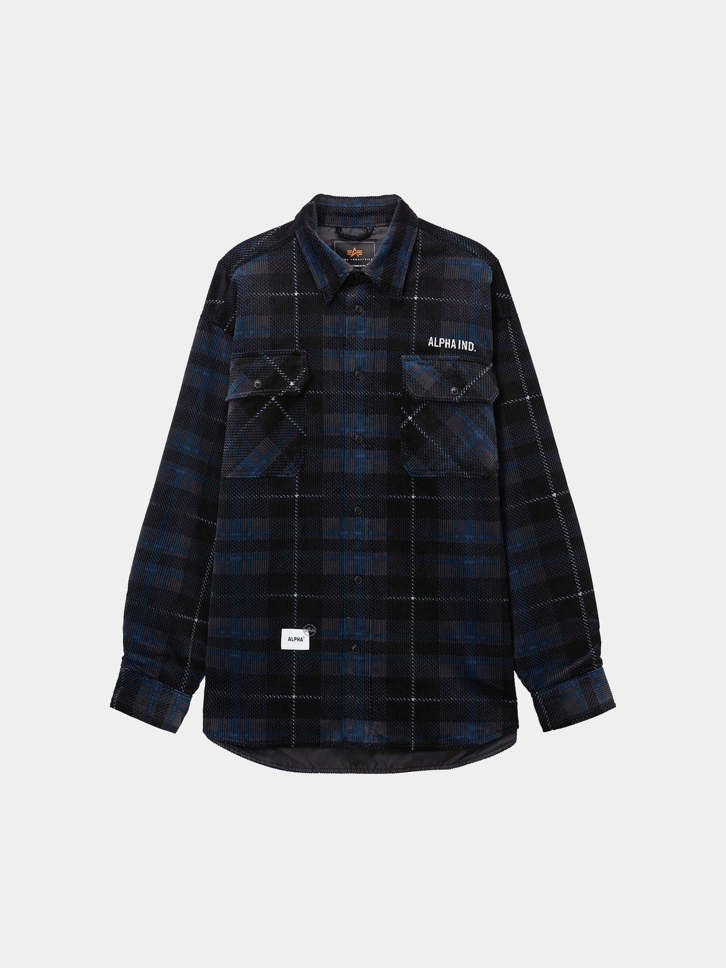 UNFRM FLANNEL SHIRT SHIRTS Alpha Industries BLACK XS 