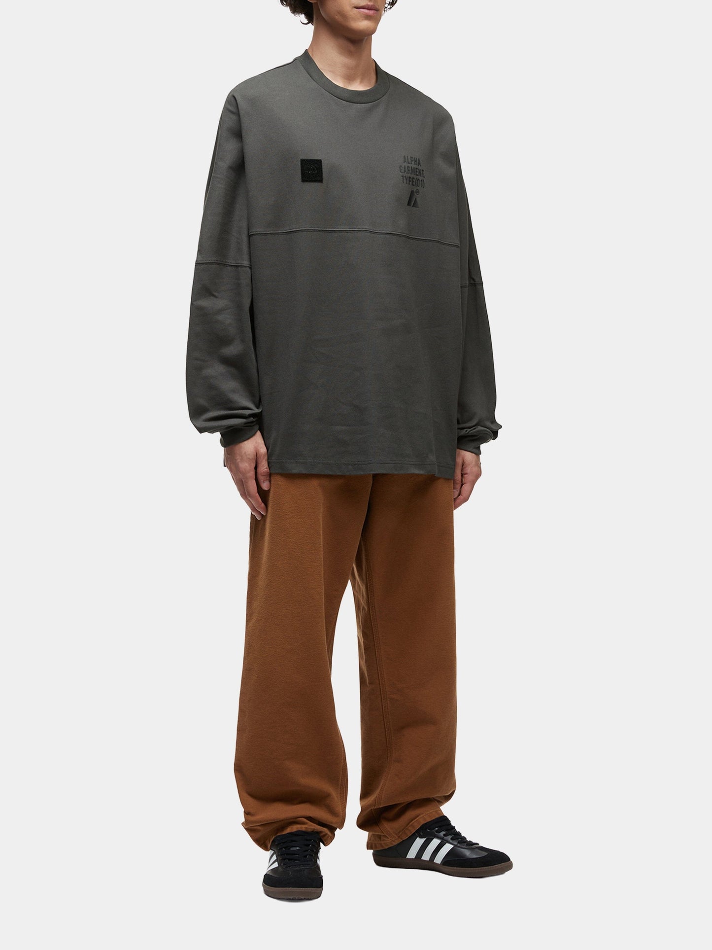 UNFRM LONG-SLEEVED GRAPHIC TEE TOP Alpha Industries 