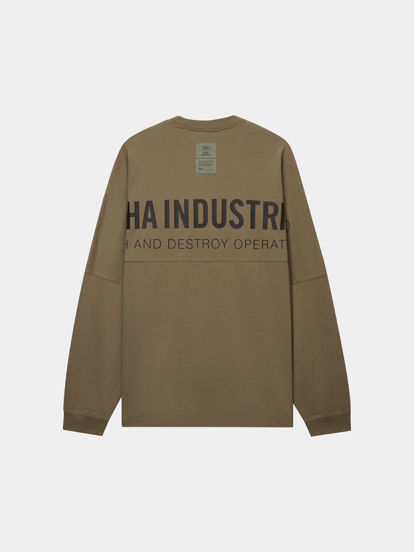 UNFRM LONG-SLEEVED GRAPHIC TEE TOP Alpha Industries 