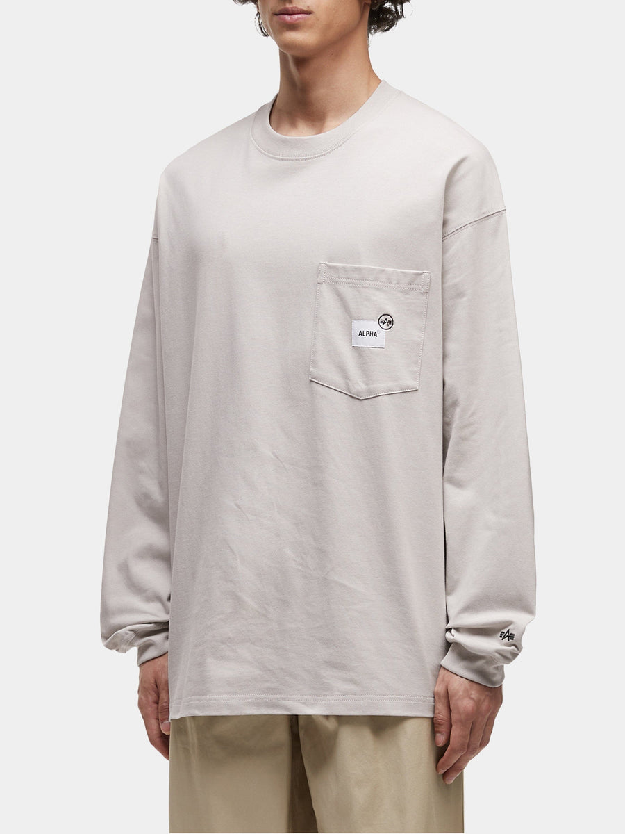 UNFRM LONG-SLEEVED POCKET T-SHIRT TOP Alpha Industries 