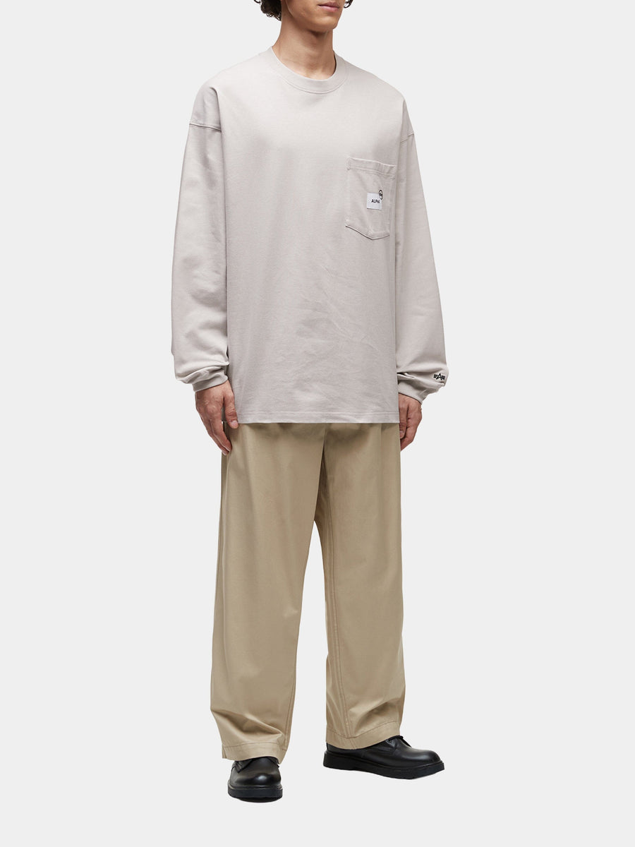 UNFRM LONG-SLEEVED POCKET T-SHIRT TOP Alpha Industries 