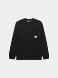 UNFRM LONG-SLEEVED POCKET T-SHIRT TOP Alpha Industries BLACK XS 