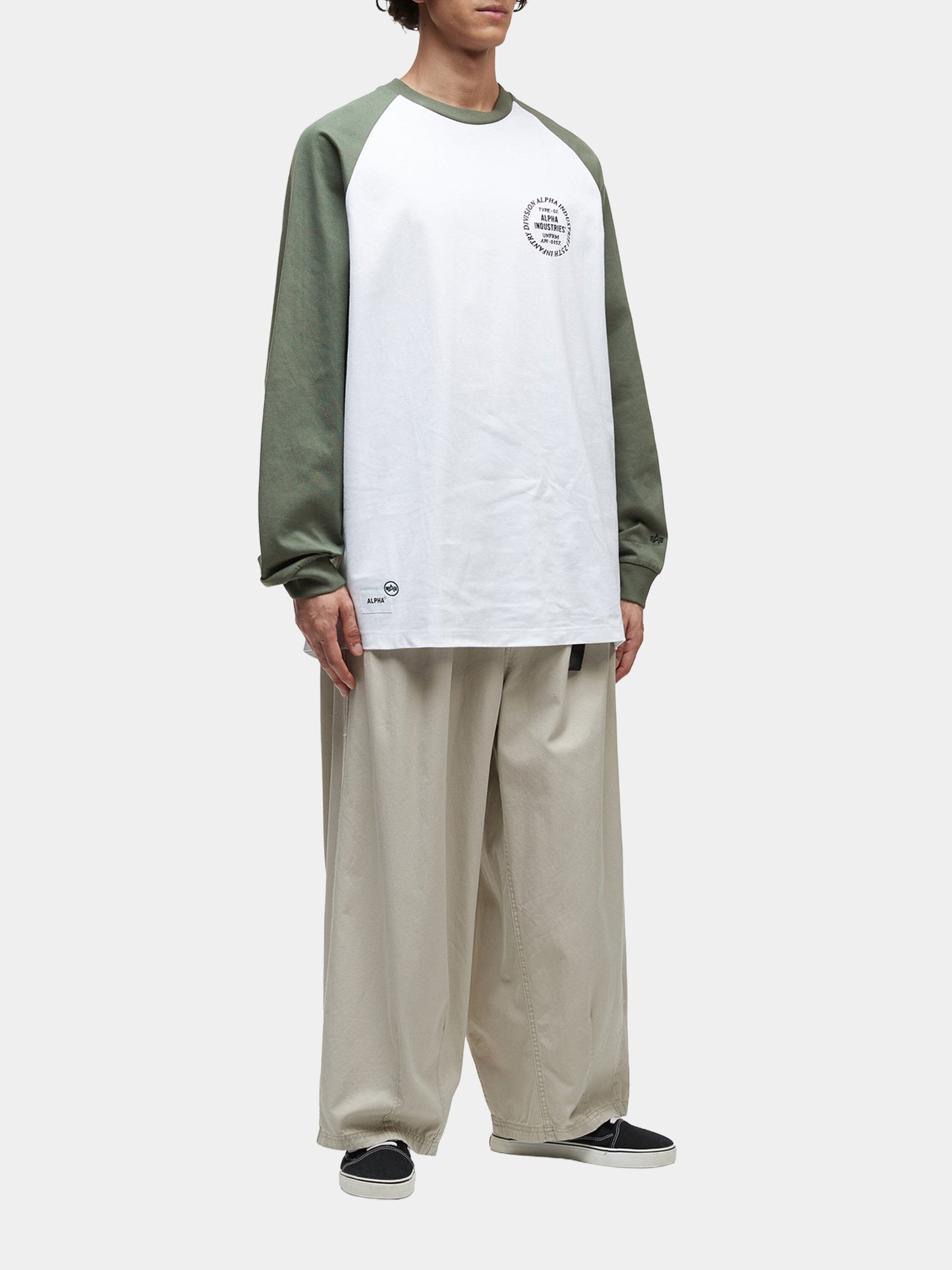 UNFRM LONG-SLEEVED RAGLAN T-SHIRT TOP Alpha Industries 