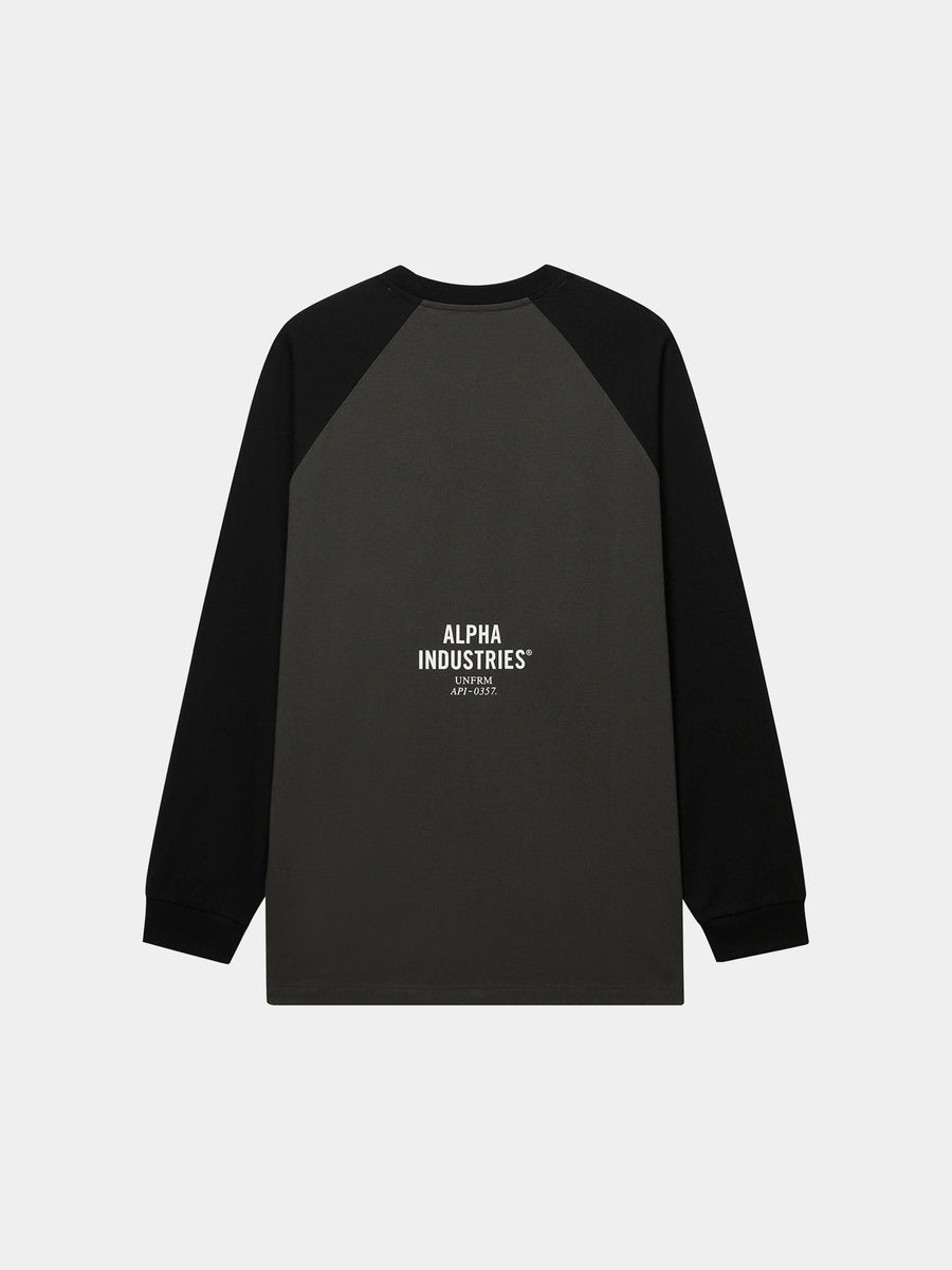 UNFRM LONG-SLEEVED RAGLAN T-SHIRT TOP Alpha Industries 