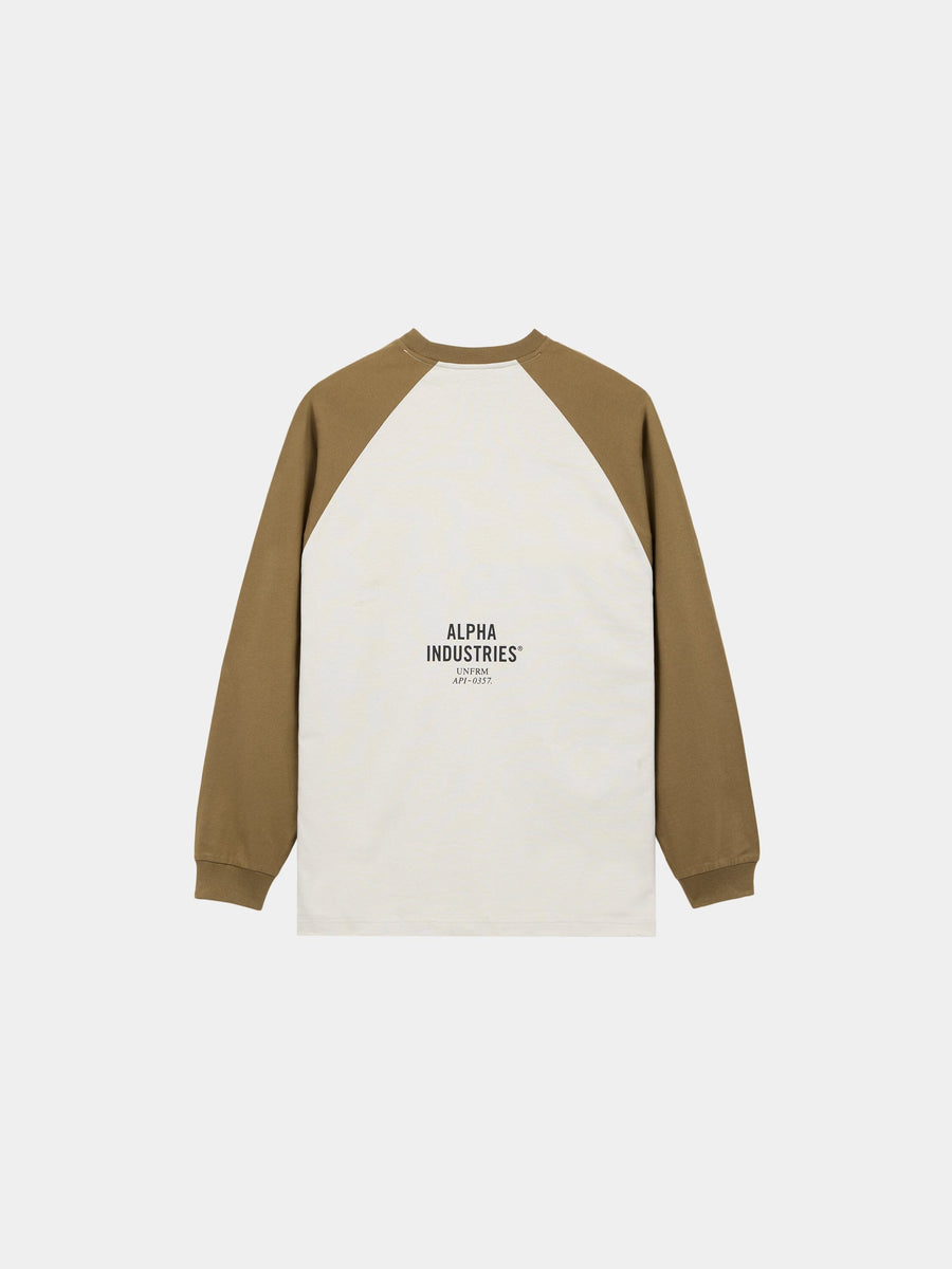 UNFRM LONG-SLEEVED RAGLAN T-SHIRT TOP Alpha Industries 