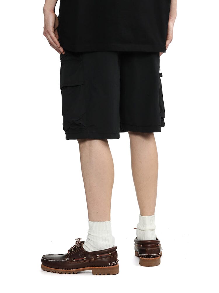 Alpha Industries Nylon Utility Short, black, nylon, utility design.