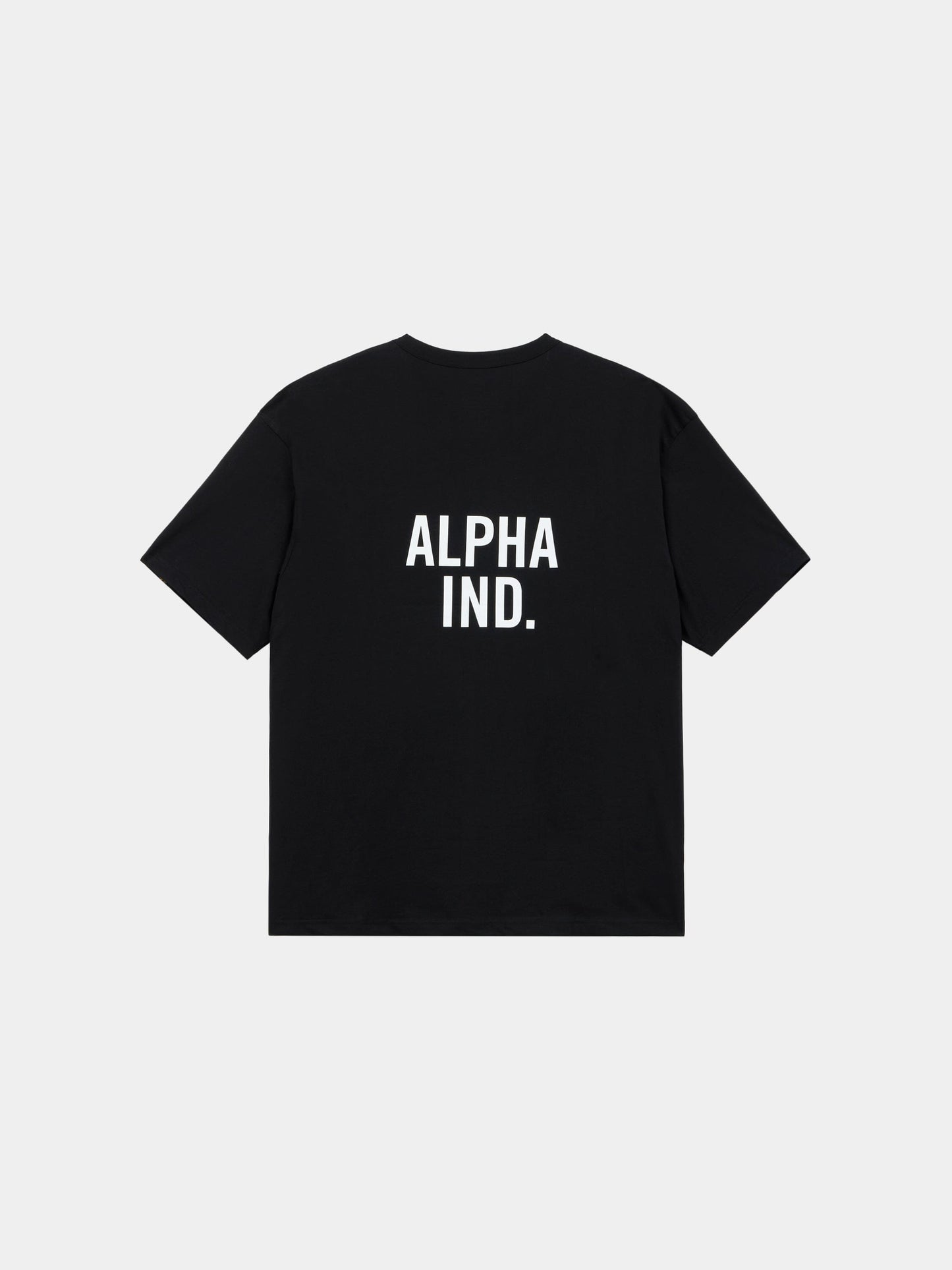 UNFRM SHORT-SLEEVED POCKET ALPHA IND. TEE TOP Alpha Industries BLACK XS 