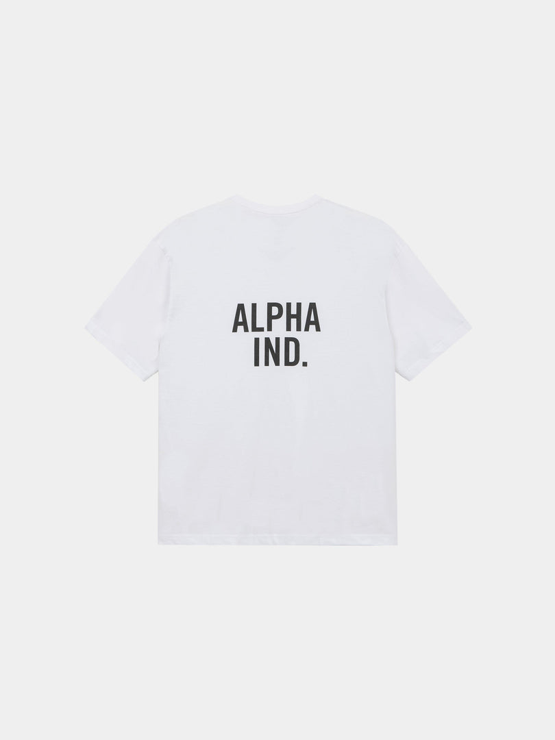 UNFRM SHORT-SLEEVED POCKET ALPHA IND. TEE TOP Alpha Industries WHITE XS 