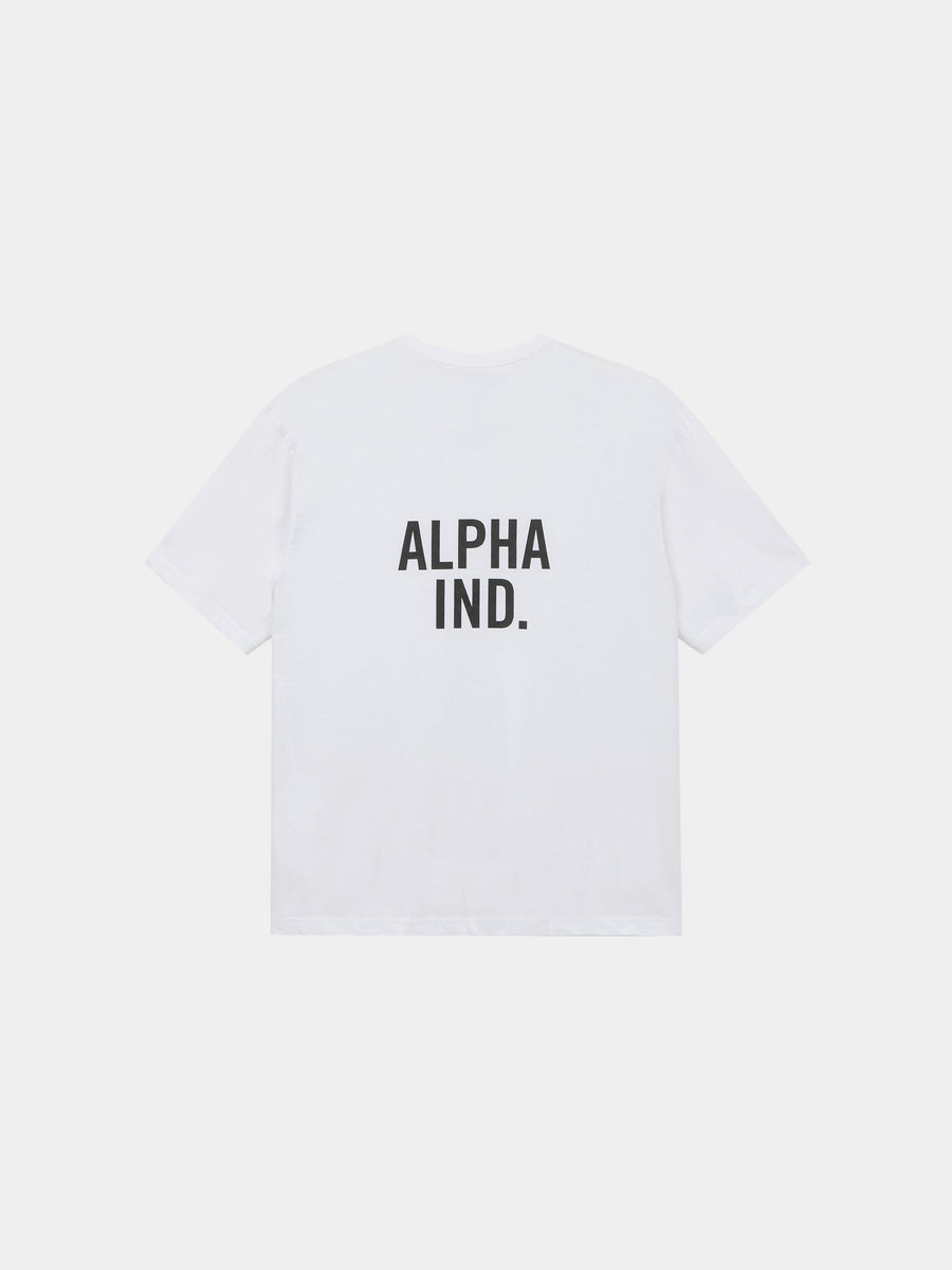 UNFRM SHORT-SLEEVED POCKET ALPHA IND. TEE TOP Alpha Industries WHITE XS 
