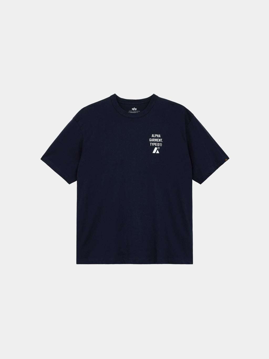 UNFRM SHORT-SLEEVED S&D TEE TOP Alpha Industries LEAD BLUE XS 