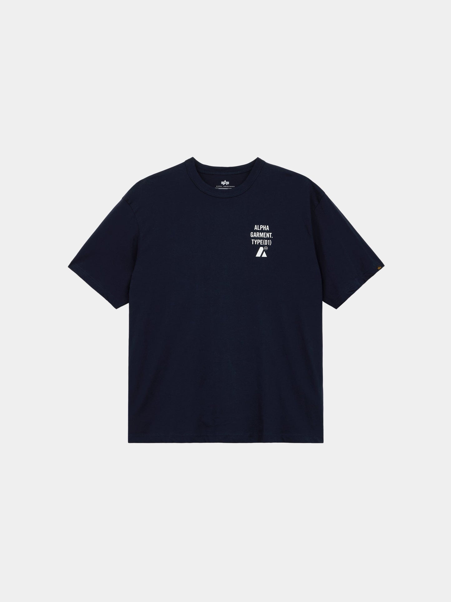 UNFRM SHORT-SLEEVED S&D TEE TOP Alpha Industries LEAD BLUE XS 