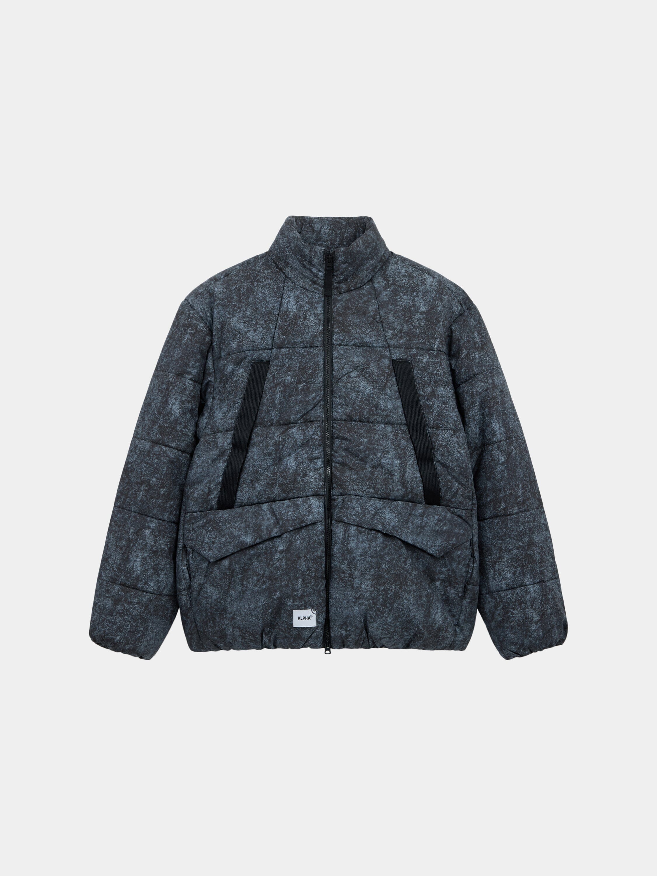 UNFRM TACTICAL PUFFER JACKET OUTERWEAR Alpha Industries BLACK SPECKLE CAMO XS 